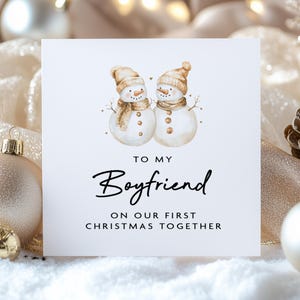 Freund Weihnachtskarte, Weihnachtskarte Freund, erste Weihnachten zusammen Karte, 1.Weihnachtskarte Freund, Freund Weihnachtsgeschenk