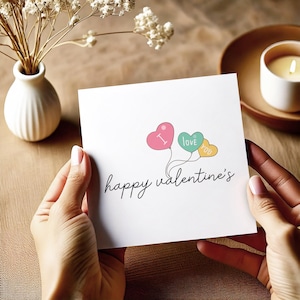 Biglietto di San Valentino per lui, regalo di San Valentino per lei, regali per fidanzato, biglietto di San Valentino, biglietto di auguri di San Valentino per moglie, per partner