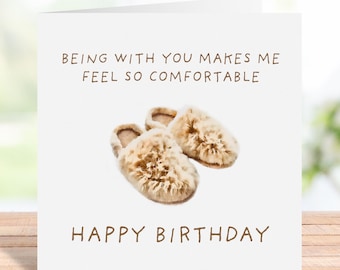 Jolie carte d'anniversaire pour petit ami, carte d'anniversaire pour petite amie, carte d'anniversaire pour partenaire