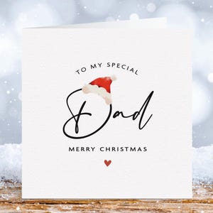 Biglietto di Natale per papà, biglietto di Natale per papà, biglietto di Natale per papà, biglietto di auguri di buon Natale per papà, regalo di Natale per papà, regalo di Natale per papà, biglietto per Natale per papà