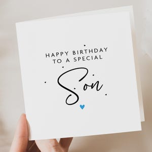 Carte d'anniversaire fils, carte d'anniversaire spéciale fils, cadeau d'anniversaire pour fils, cadeau d'anniversaire fils, de maman et papa, pour lui