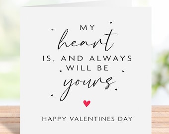 My Heart Is Yours Valentijnsdagkaart