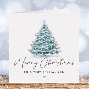 Tarjeta de Navidad para hijo, Tarjeta de Navidad para hijo, Tarjetas de Navidad para hijo, Tarjeta de Navidad para hijo, Regalo para hijo, Para él