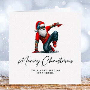 Tarjeta de Navidad para nieto, tarjeta de Navidad para nieto adolescente, tarjeta de Navidad para nieto mayor, tarjeta de Feliz Navidad para hijo, regalo de Navidad para nieto