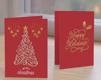 Biglietti di Natale da grattare - Set 2 card Io e Babbo Natale abbiamo