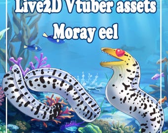 Moray eel - Live 2D Vtuber asset