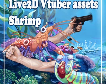 Shrimp - Live 2D Vtuber asset