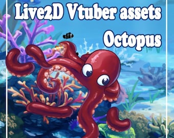 Octopus - Live 2D Vtuber asset
