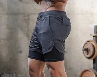 Men's Functional Hybrid Training Shorts Grey