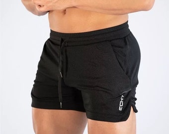 Short d’entraînement de compression pour homme Noir