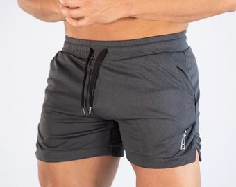 Men's Compression Training Shorts Grey