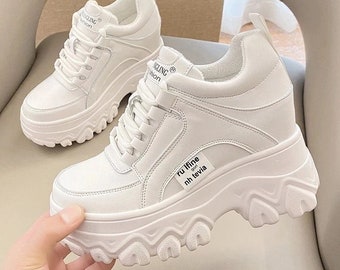 Women’s Chunky Platform Fashion Sneakers White