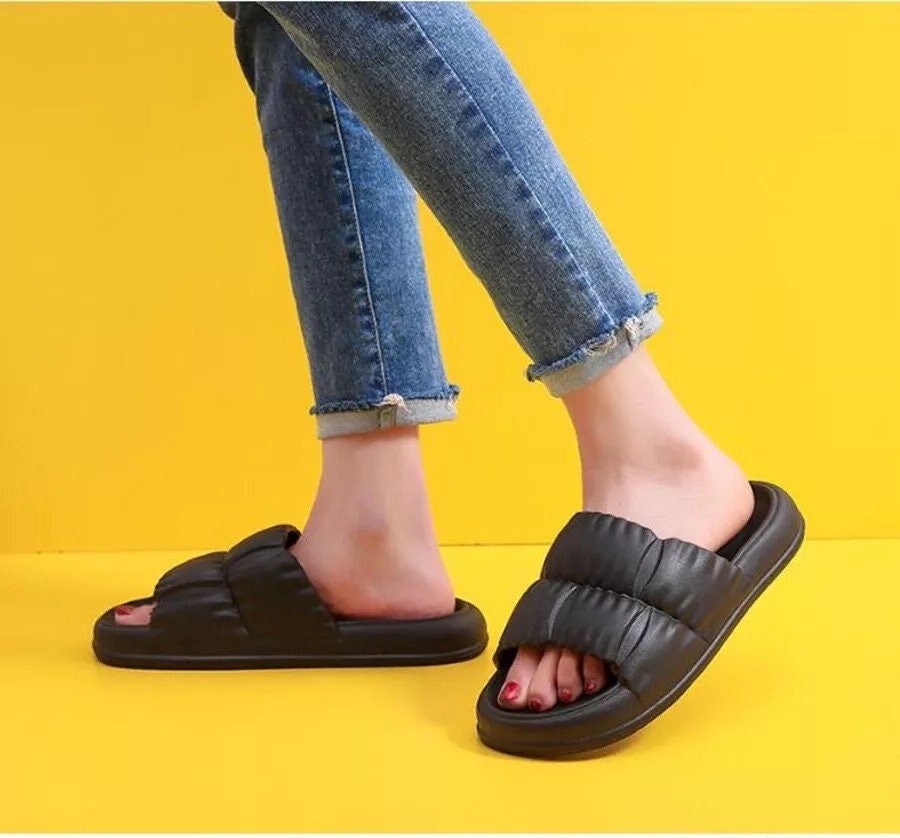 Foam slides mens clearance