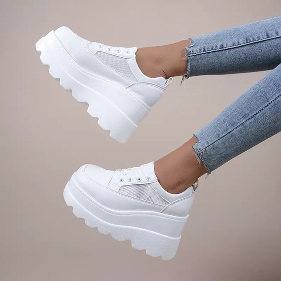 tall sneakers platform