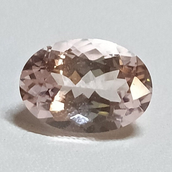 Natural AAA+ Quality Pink Morganite Cut 4.50 Carat Loose Gemstone Top Grade Morganite 13X10 MM Oval Shape Use For Jewelry Making Morganite.