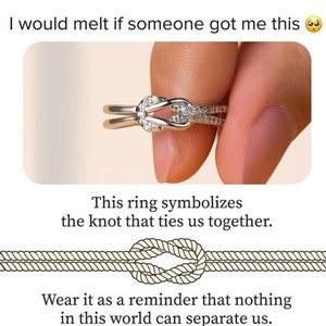 Heart knot 2024 ring meaning