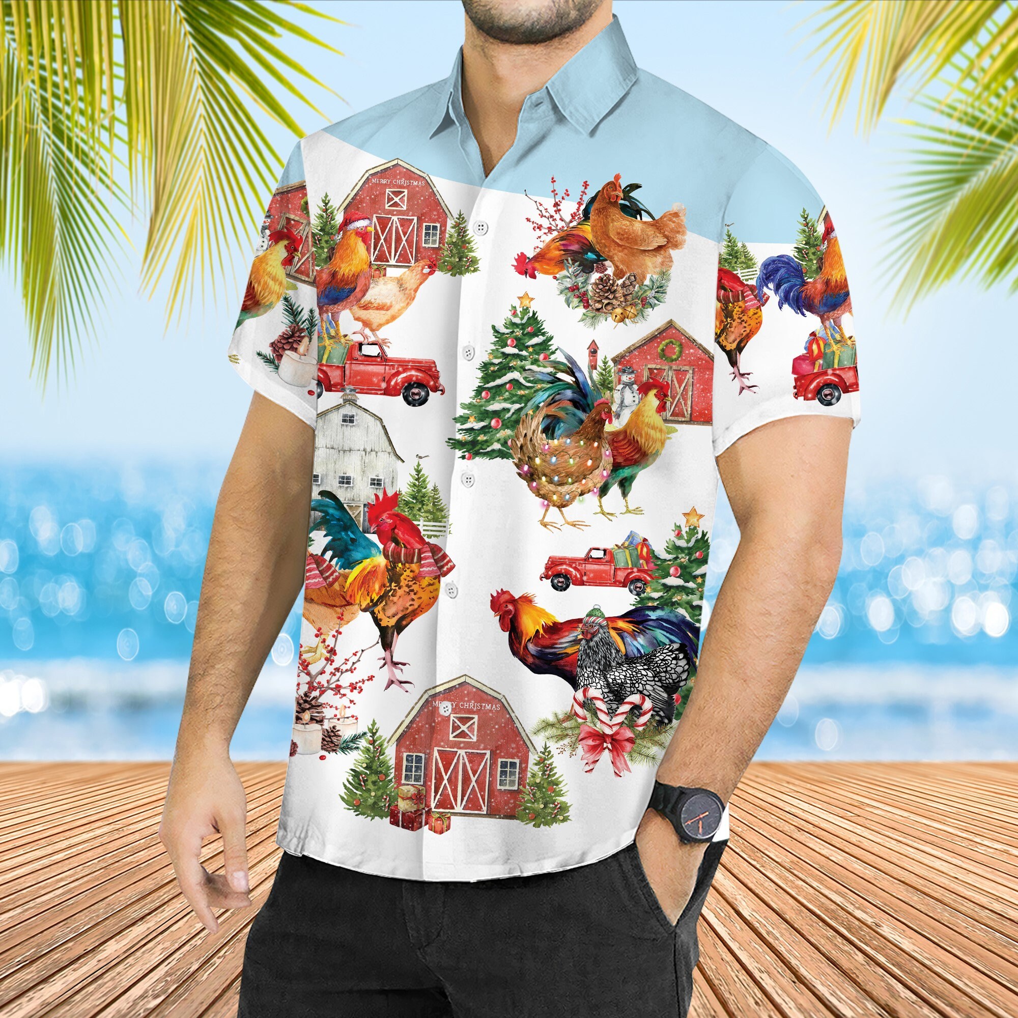 christmas formal shirt