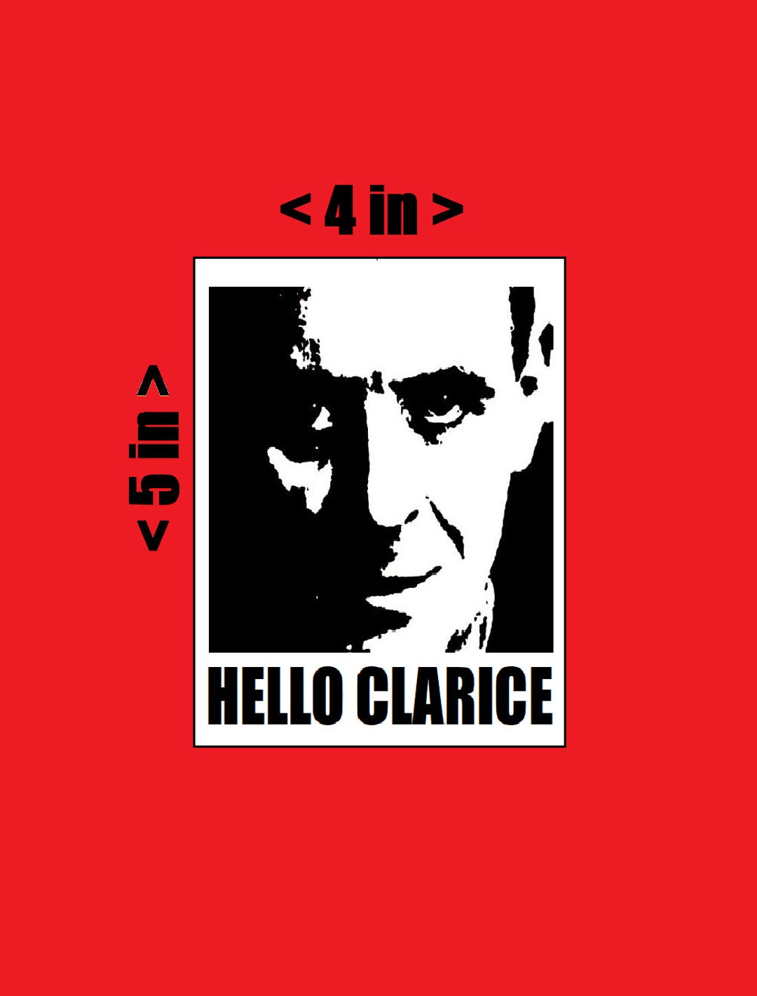 HELLO CLARICE Vinyl Sticker Silence of the Lambs Movie Etsy