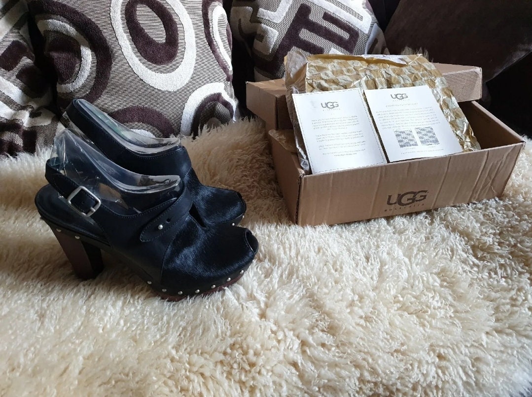 Ugg high heel sandals sale