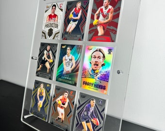 Acrylic Ungraded Card Desktop Frame: 9 Grid, Nba/pokemon/afl