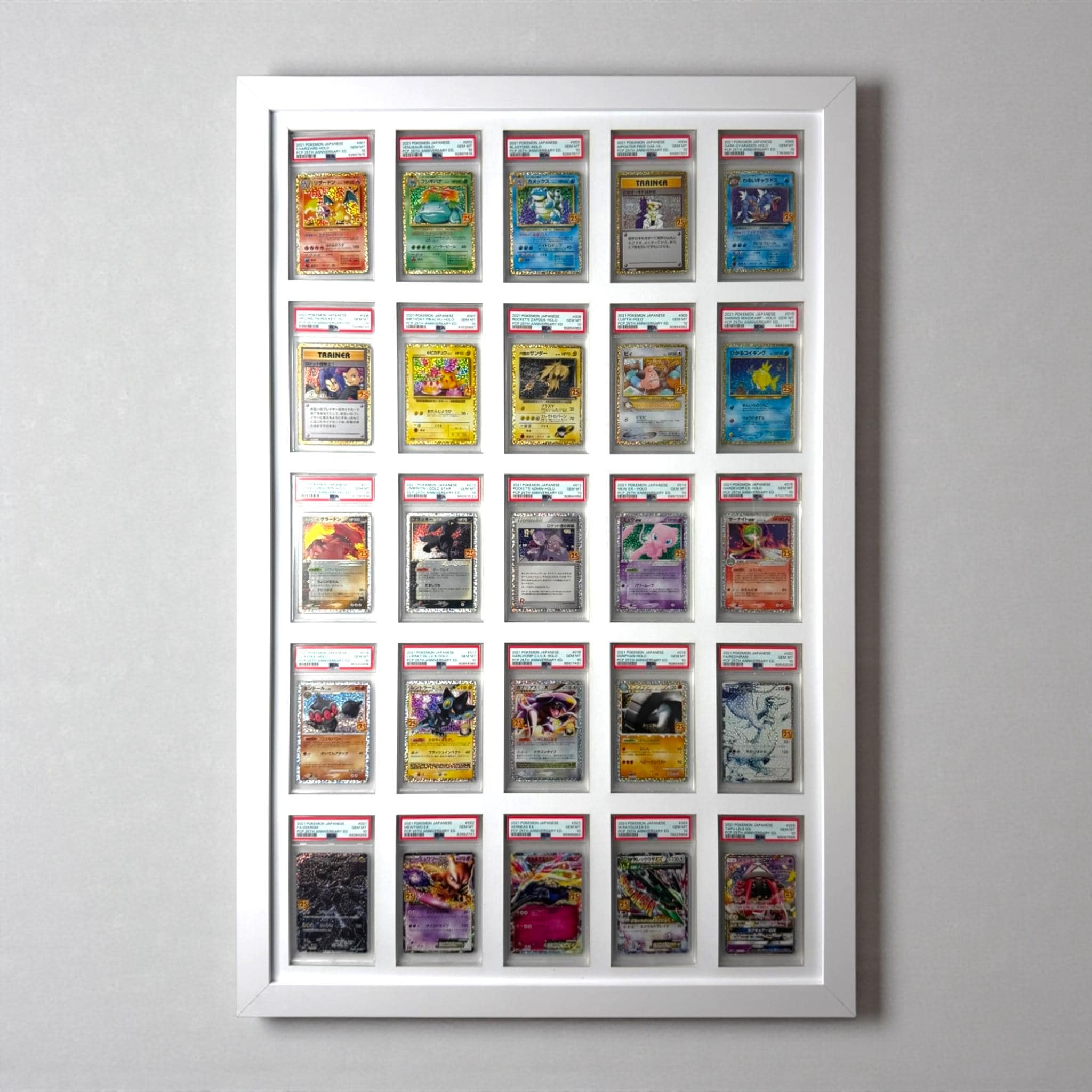 25 card display case 25 Raw Trading Card Display Frame main image 1