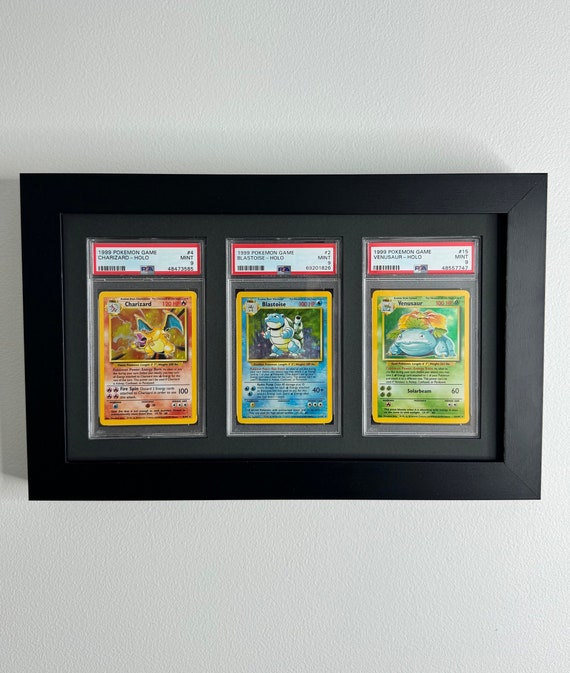 Custom PSA/CGC Compatible Card Wall Frame: 3 Grid, Pokmon/nba/sports  Collectibles, Display Solution for Graded Trading Cards - Etsy