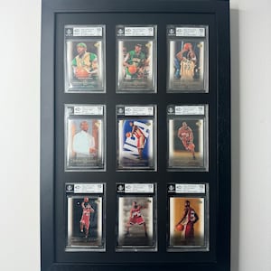 BGS Beckett Sammelkarten Wand-Rahmen: 9 Grid Pokemon/Sport/NBA/NHL Sammelkarten