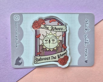 Acrylic Esquie Pin - Clair Obscur Expedition 33 with 'The Whee Balances the Whoo
