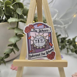Esquie Sticker from Clair Obscur Expedition 33 Game | Glossy or Shattered Glass Vinyl Finish | Cute Illustrated Art Design 5cm x 4cm image 7