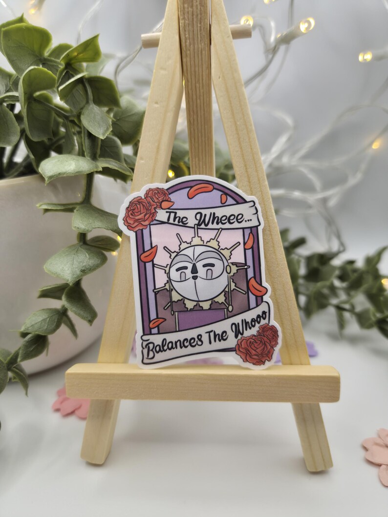 Esquie Sticker from Clair Obscur Expedition 33 Game | Glossy or Shattered Glass Vinyl Finish | Cute Illustrated Art Design 5cm x 4cm image 7
