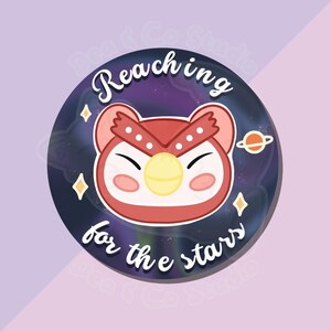 Celeste Animal Crossing Inspired Holographic Sticker