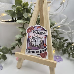 Esquie Sticker from Clair Obscur Expedition 33 Game | Glossy or Shattered Glass Vinyl Finish | Cute Illustrated Art Design 5cm x 4cm image 9