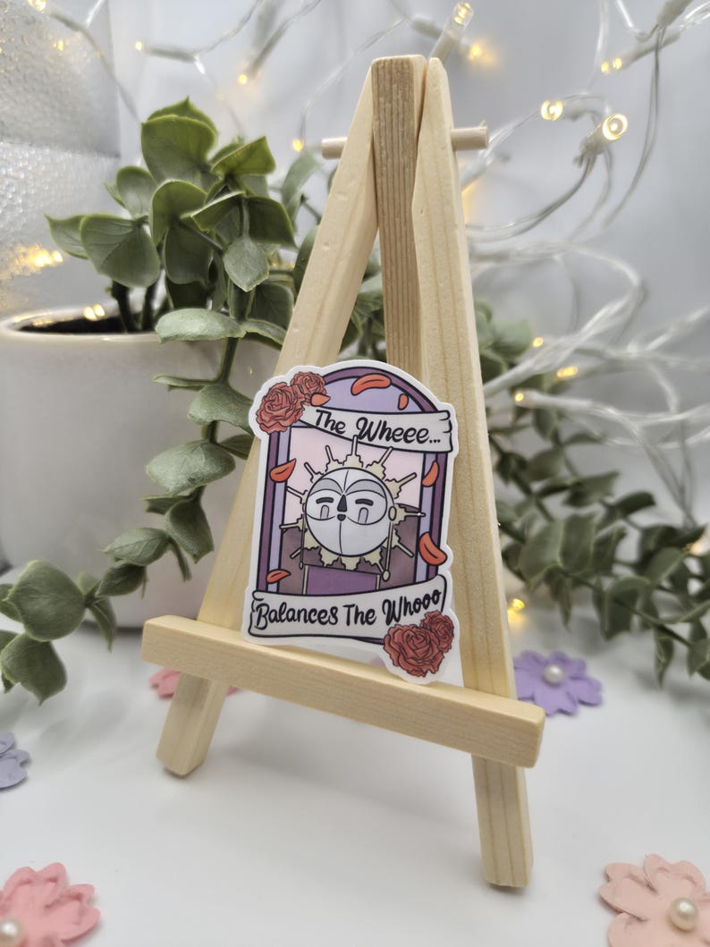 Esquie Sticker from Clair Obscur Expedition 33 Game | Glossy or Shattered Glass Vinyl Finish | Cute Illustrated Art Design 5cm x 4cm image 9