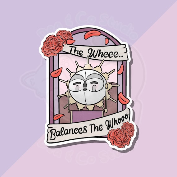 Esquie Sticker from Clair Obscur Expedition 33 Game | Glossy or Shattered Glass Vinyl Finish | Cute Illustrated Art Design 5cm x 4cm