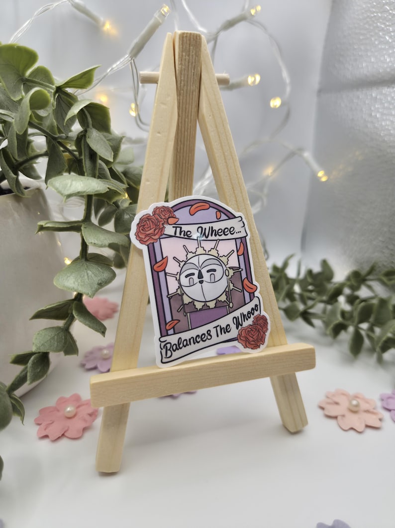 Esquie Sticker from Clair Obscur Expedition 33 Game | Glossy or Shattered Glass Vinyl Finish | Cute Illustrated Art Design 5cm x 4cm image 10