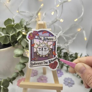 Esquie Sticker from Clair Obscur Expedition 33 Game | Glossy or Shattered Glass Vinyl Finish | Cute Illustrated Art Design 5cm x 4cm image 2