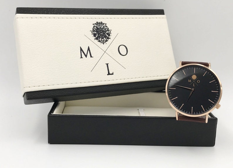 Armbanduhr MoLets Kairos für Damen und Herren in edler Box mit Echtlederarmband und schweizer Ronda Uhrwerk limitert auf nur 100 Stück Bild 9