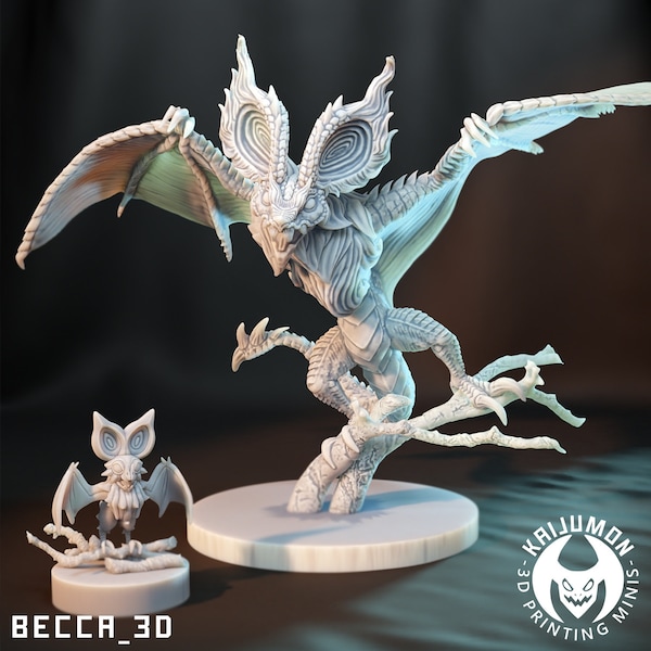 Kaijumon - Noivern - Pokemon - 3D gedruckt - 7K Tabletop/Display Model - 50MM/20MM