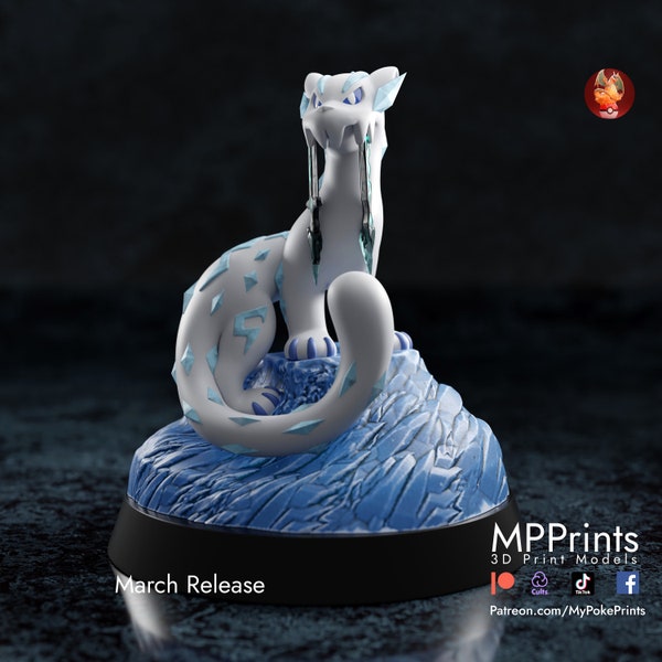 MyPokePrints - Chien-Pao - Pokemon Fanart - 7K Resin 3D Print - Tabletop RPG - Display Model - 75MM
