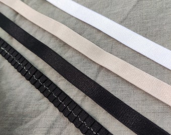 Soft Elastic Bra Straps, Lingerie Sewing, 10-15mm