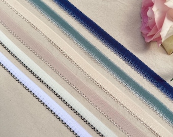 Picot Elastic Trim 10mm for Lingerie Sewing Bra Making | Better price on KODLACE.SHOP