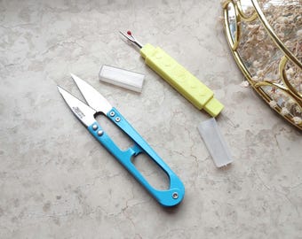 Jack Sewing Scissors Set: Thread Snippers, Seam Ripper & Needle Threader