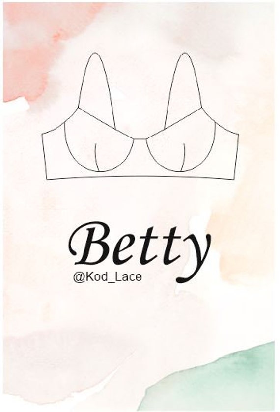 Lace Bra Sewing Pattern PDF Betty 75 A/B/C/D 