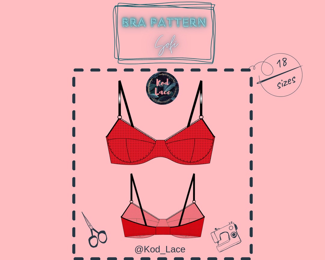 Underwire Bra Pattern PDF Lingerie Patterns Bra Making - Etsy