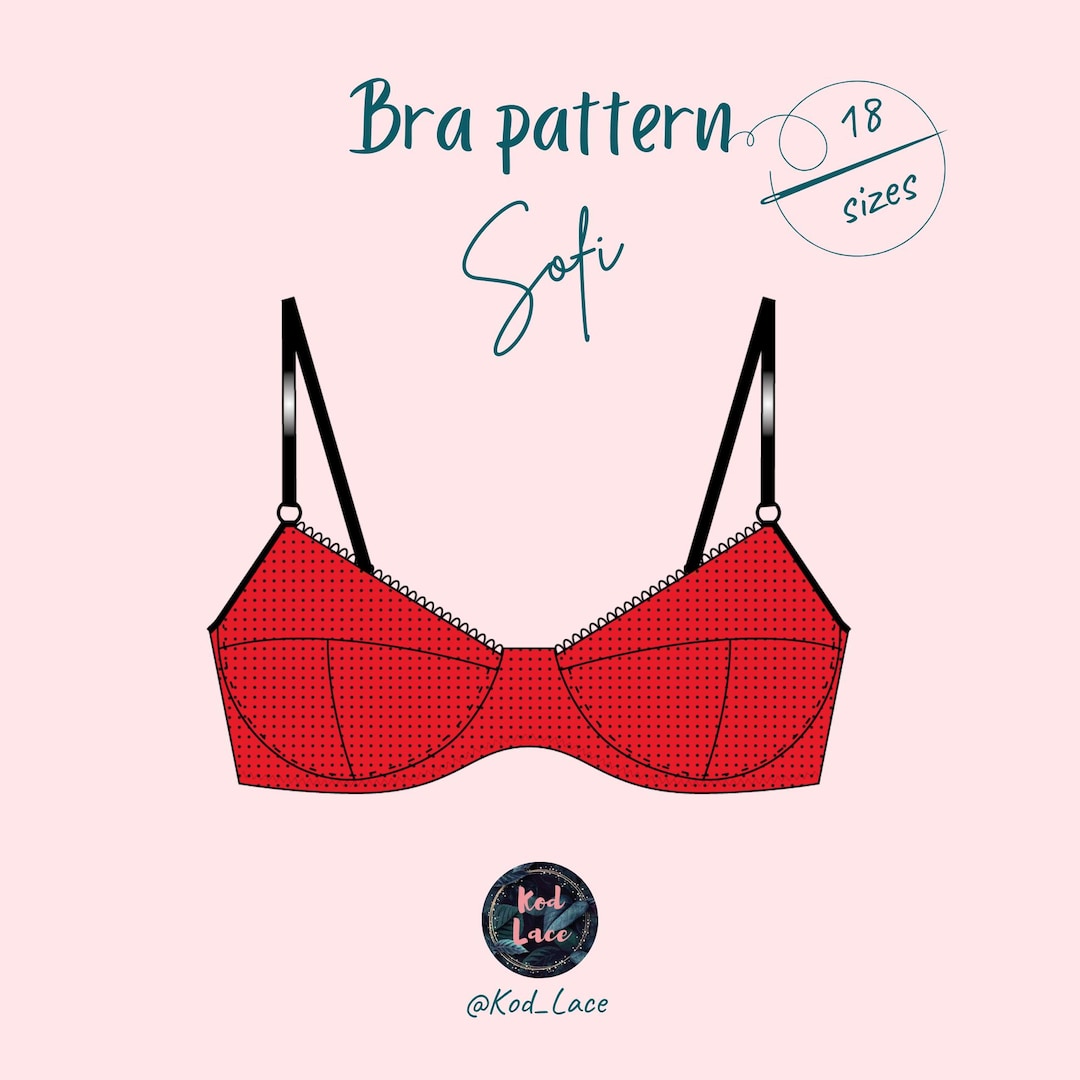 Underwire Bra Sewing Pattern PDF | Lingerie Patterns | Bra Making - Etsy