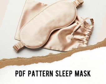 Sleep mask PDF sewing Pattern