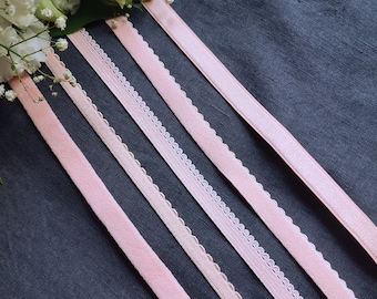 Coral Lingerie Elastics for Bra Making | Bra Straps, Panties Elastic | Picot | Channeling