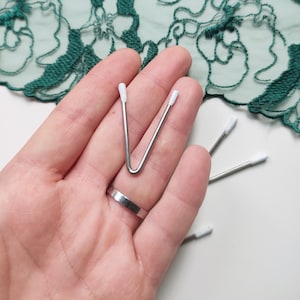 V Bra separate wire . Strong high quality coated metal. Bra making supplies