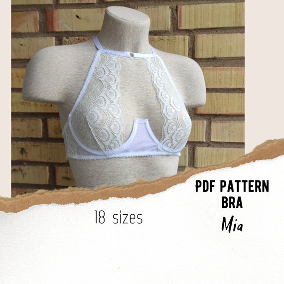 Instant Download PDF Lingerie Sewing Pattern for a Strapless Long Line Underwire  Bra Esplanade Bra 