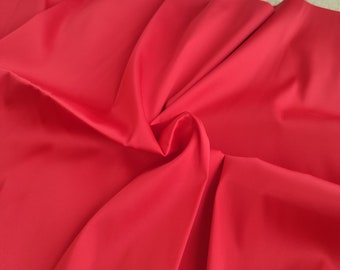 Red Satin elastic fabric for sewing lingerie, atlas, silk, high quality stretch fabric, lingerie fabric, 50*120cm